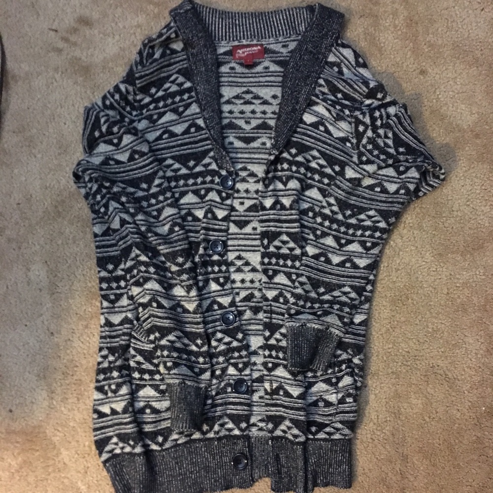 aztec cardigan